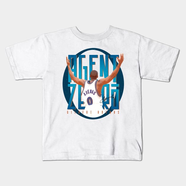 Gilbert Arenas Agent Zero Kids T-Shirt by Juantamad